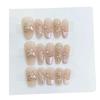 Pure Handmade Phototherapy Wear Manicure Cat Eye Pearl Butterfly Dream Reusable Patch