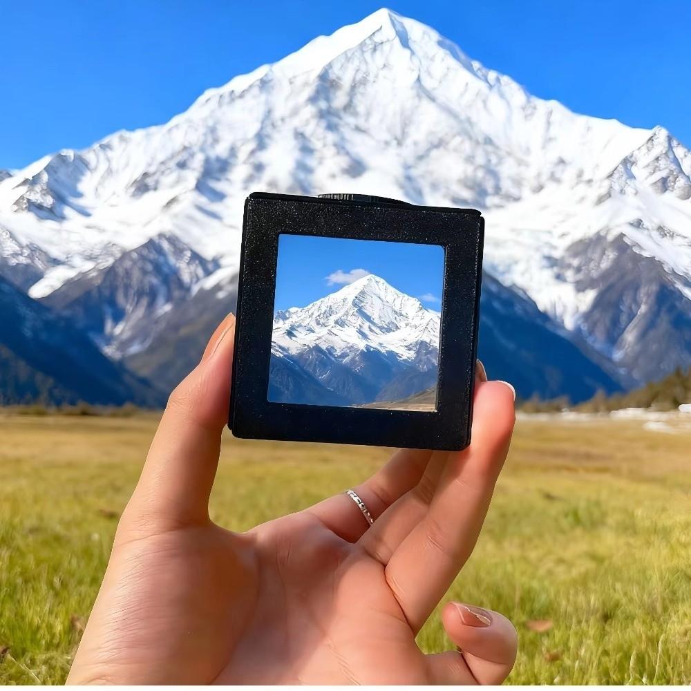 Vintage Waist Viewfinder Optical Lens Camera Finder Mini Portable Viewfinder Frame  Outdoor