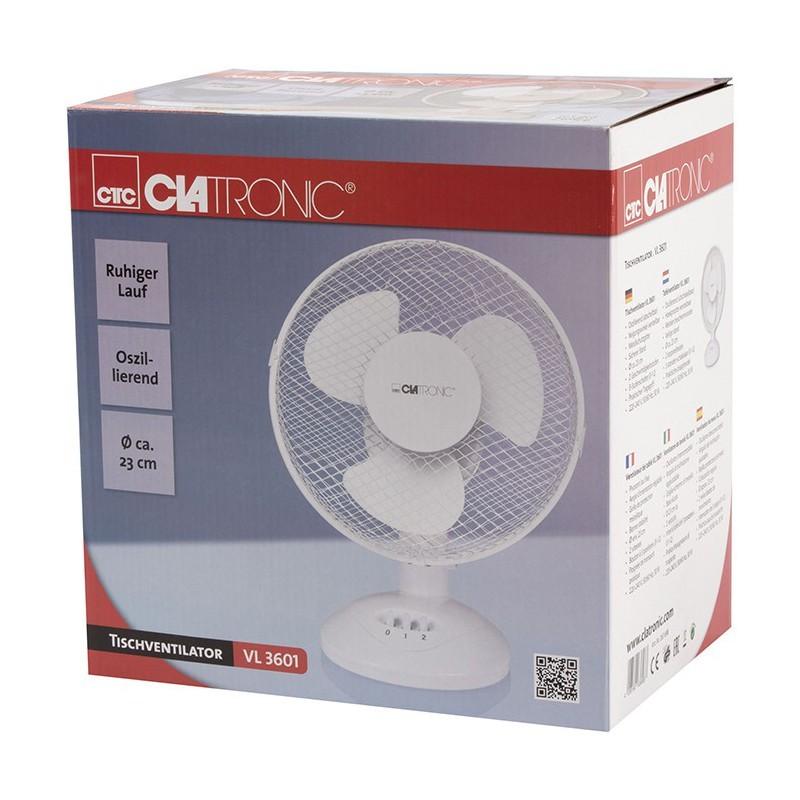 Ventilateur De Table Blanc Vl 3601 Clatronic