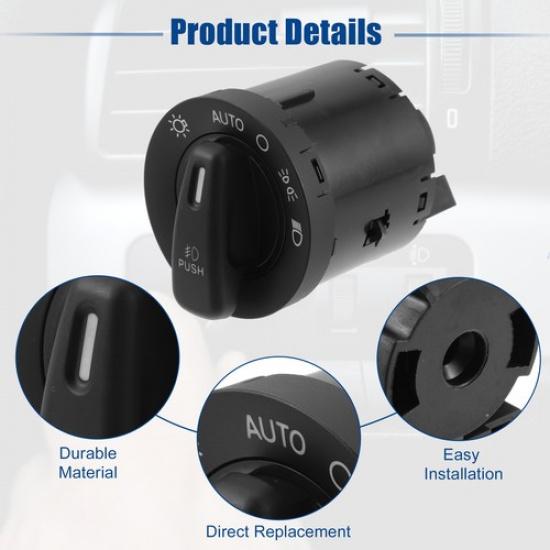 Pack of 1 for Chrysler 300 for Dodge Grand Caravan Headlight Switch 56046258AB