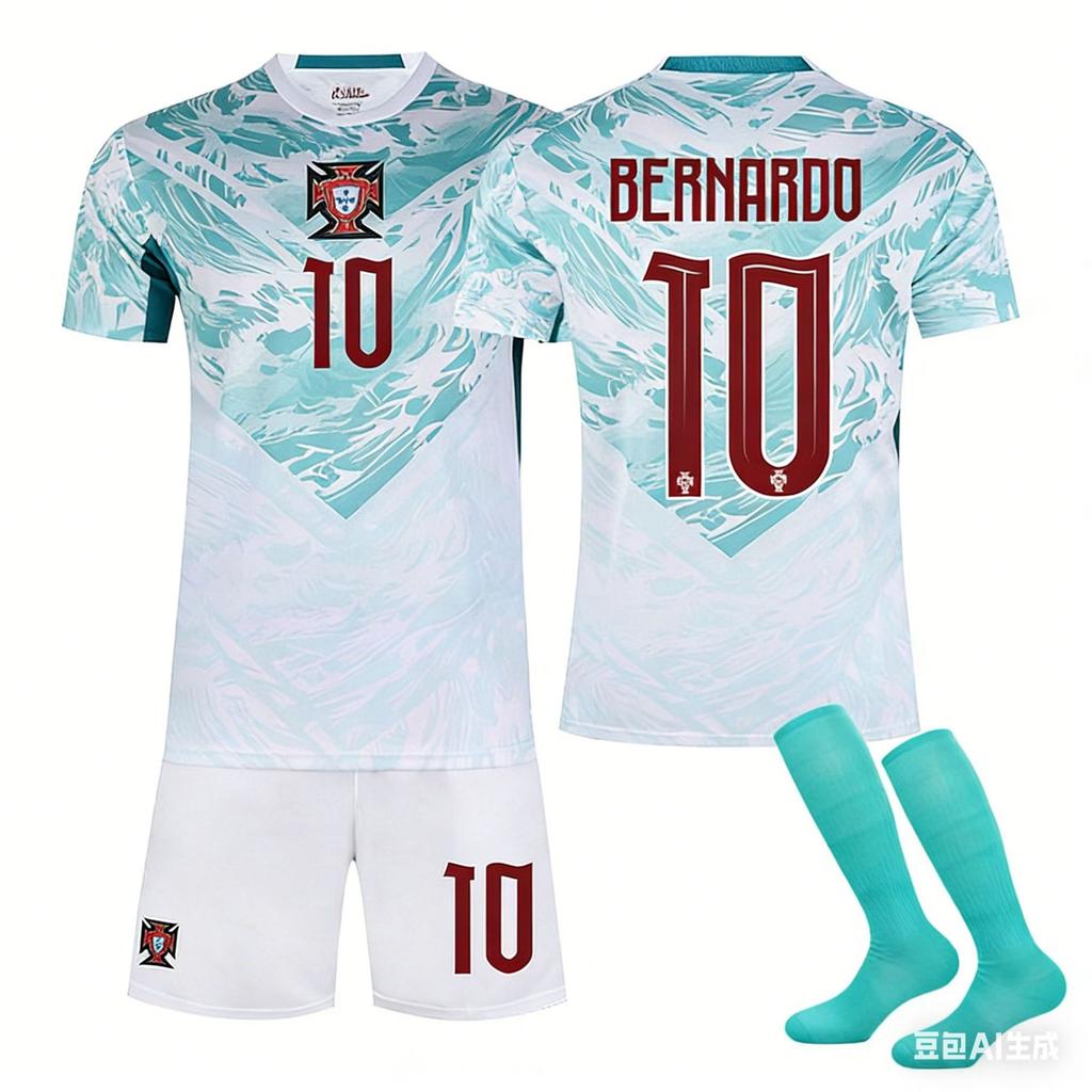 World Cup Portugal Away Football Jersey No. 7 Short-Sleeved Jersey, Team Jersey