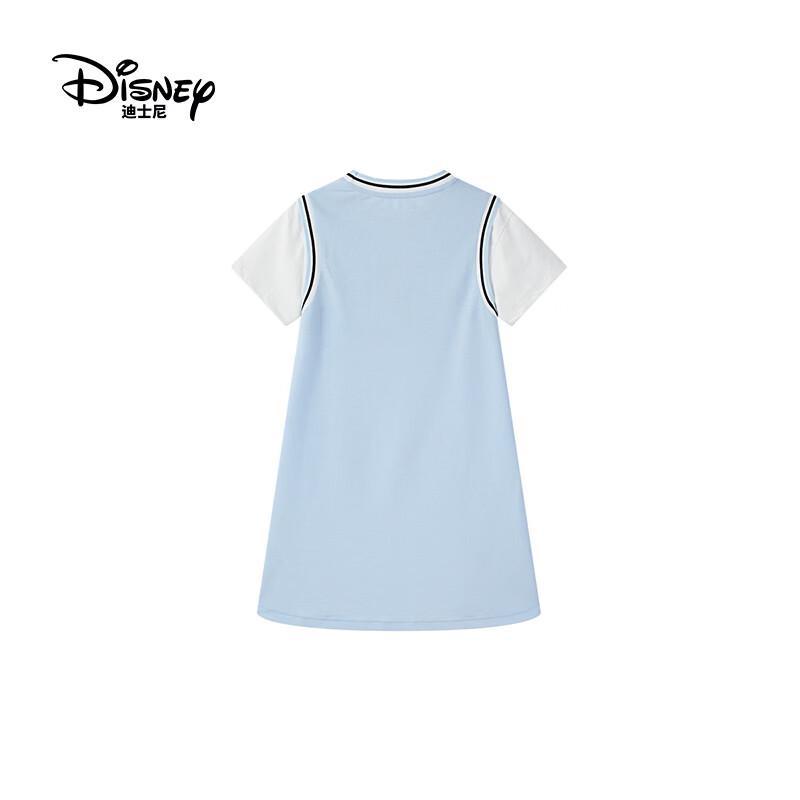 Disney Girls' Faux Two-piece Sporty T-shirt Dress