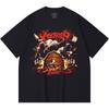 230 g/m² 100% katoenen heavy metal T-shirt met rockband- en popmuziekprint, unisex T-shirt van zwaar katoen.