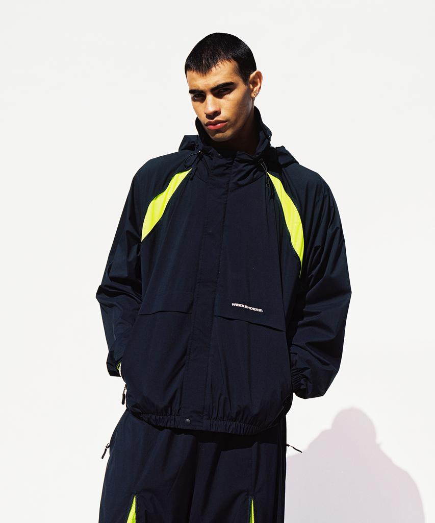 Wkndrs Technical Windbreaker Jk (Black)