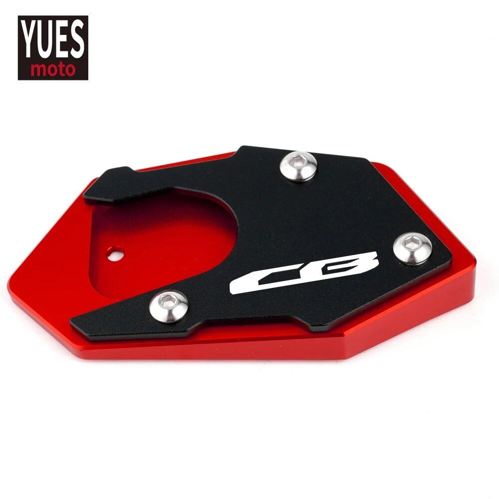 Motorcycle Accessories Support Enlarge Side Stand Extension Plate For Honda CB150R CB300R CB500F CB500X CB650F CB650R CBR650R