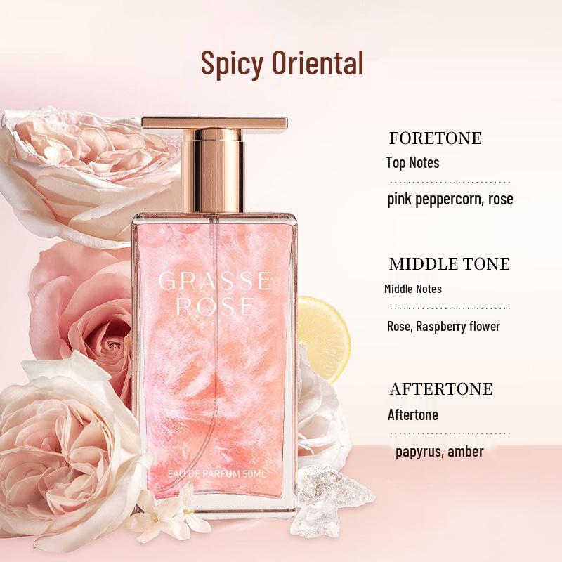 Glass Rose Ladies Perfume - Fresh Long-lasting Light Fragrance