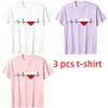 Fun I Love Poland Pattern Print Men's T-shirt Summer Men's and Women's Casual Fashion Tops Men's Short Sleeve T-shirt Oversize Clothing