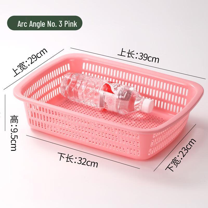 Rechteckiger Kunststoff-Aufbewahrungs- und Abtropfkorb