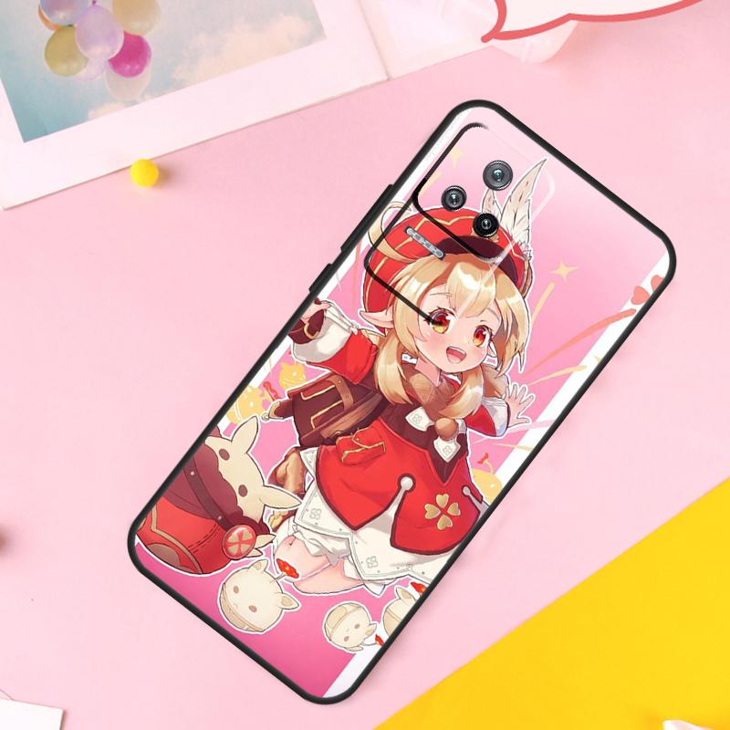 

Genshin Impact Klee For Xiaomi 15T 14T 13T 14 15 Ultra 17 Pro Max Case For POCO F8 Ultra F7 F6 F5 X3 X5 X6 X7 Pro Xiaomi 17Pro Max