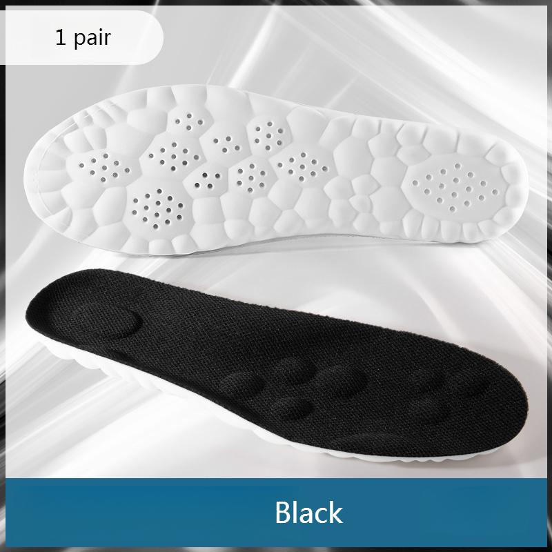 PU Massage Sport Insoles For Shoes Men Antibacterial Deodorant Running Insole for Feet Shock Absorption Sole Non Slip Shoe Pads