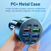 USB Car Charger Total 120W PD Type C Fast Charging Car Phone Adapter For iPhone Samsung Xiaomi