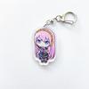 Anime PJSK Project Sekai Colorful Stage Character SD Cosplay Keychain Bag Pendant Acrylic Keyrings Key Chain Ornament Decoration