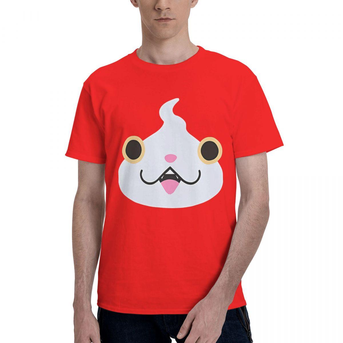 

Аниме Yo Kai Yokai Watch Лицо Джибаняна A 100% Хлопок Повседневный Дышащий Удобный Тоторо Новые Подарки И Футболки Мужские Топы S