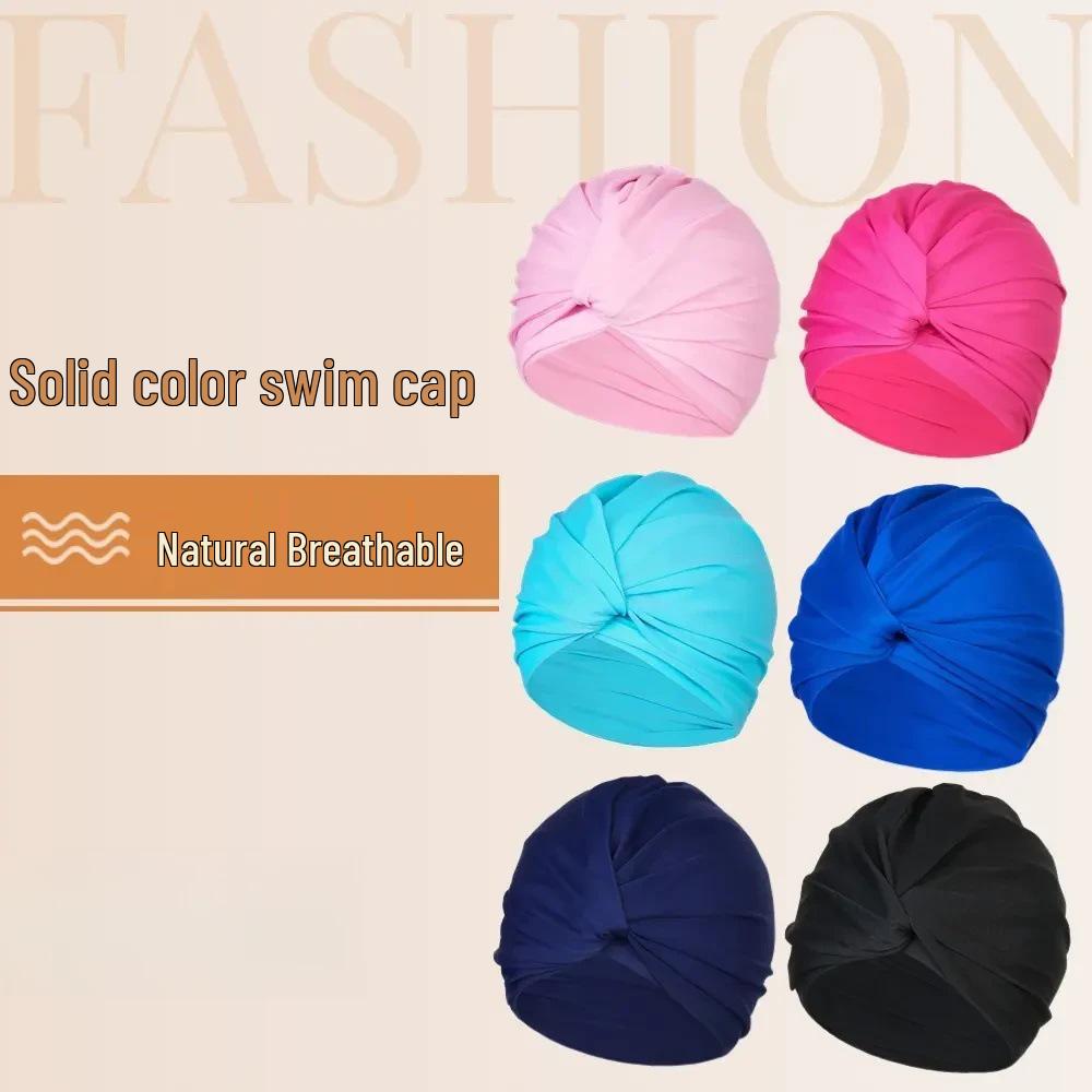

New Arrival: Comfortable Adult Polyester Swim Cap - High Elasticity & Individually Packaged