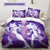 mew Pattern Bedding Home Decoration Birthday Gift (1 * duvet cover + 2 * pillowcase, without core)