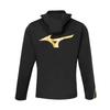Mizuno Quick-Drying Casual Windproof Lightweight Sports Simple Comfortable Jacket Unisex Jacket Black Gold P2CC23Z909