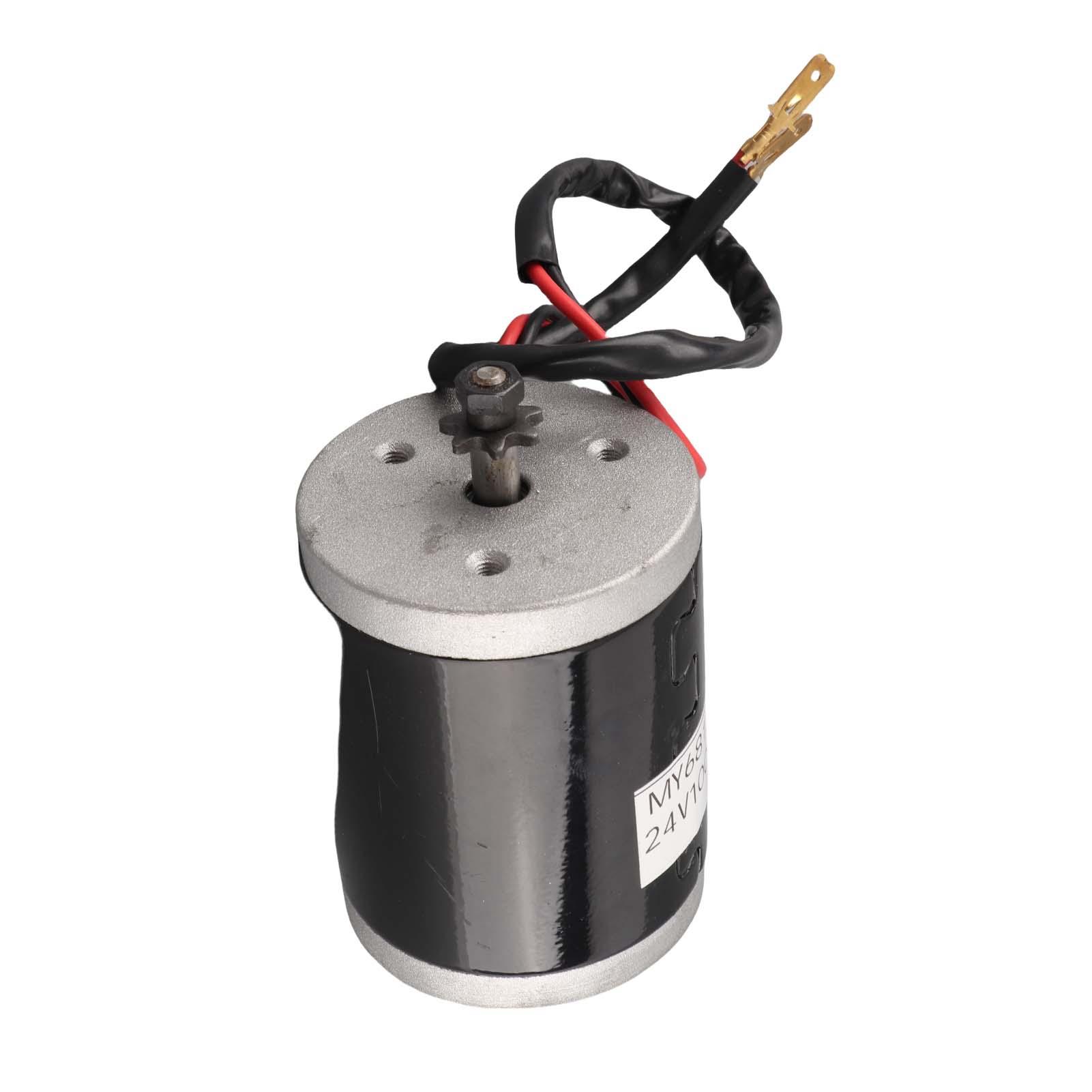 

MY6812 24 В 100 Вт высокоскоростной небольшой щеточный двигатель с ременным шкивом электрический скутер E Bike аксессуар белый