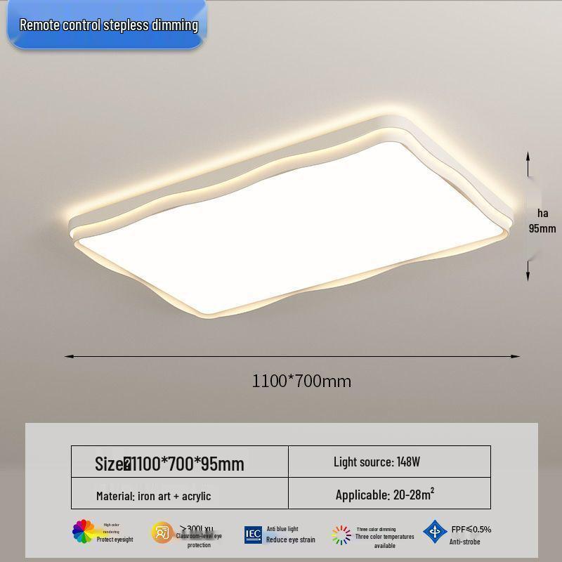 2025 Smart Voice-Controlled Full Spectrum Living Room and Bedroom Ceiling Light Package