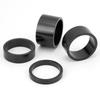 4ks/sada Podložka přední vidlice jízdního kola Podložky pod hlavové složení 5 10 15 20 mm Podložka pod představec hlavového složení Těsnění Černá
