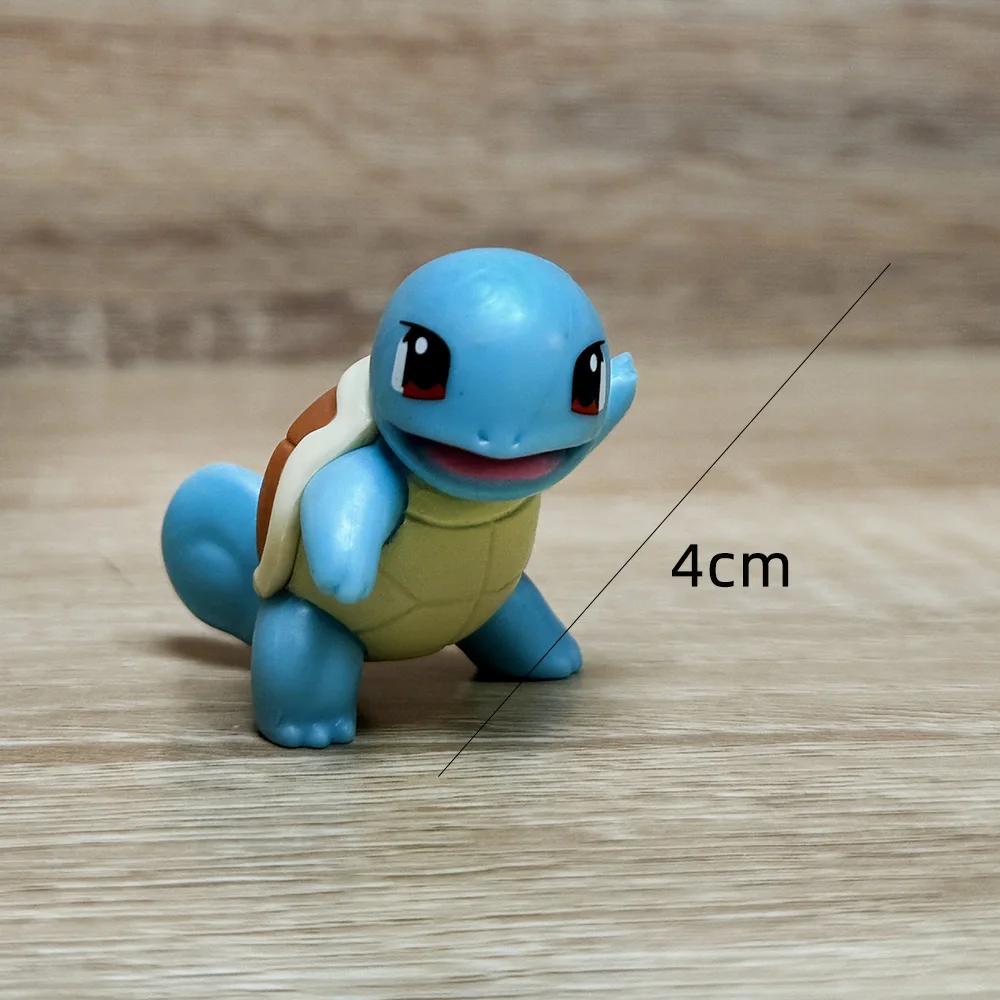 Pokemon Action Figur Pikachu Spielzeug Glumanda Schiggy Bisasam Pocket Monster Winzige Figur Geschenk für Kinder