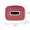 ORWI7 Leather Car Tissue Box Car Seat Back Tissue Paper Organizer Case For BMW E61 E70 E81 E87 E90 E91 X1 X5 X3 1 3 5 6 Series Sticker