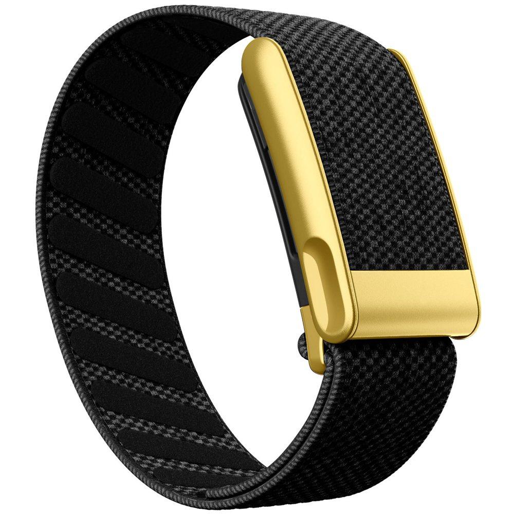 Suitable for WHOOP 1.1/Whoop MG Wristband Strap Nylon Woven Elastic Sports Breathable Replacement Strap Gold Metal Frame