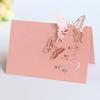Wedding Name Cards 100PCs Hollow Butterfly Cut Design Card for Weddings Banquets