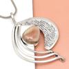 Imperial Silver  Jasper Gifted Necklace Gemstone Jewelry Pendant Natural