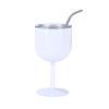 4 Oz Goblet Stainless Steel Compact Thermal Goblet with Straw And Lid Multi-purpose