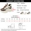 Fashion Women Sneakers Chunky Platform Sneakers Women Lace-Up Thick Bottom Vulcanzied Shoes Female Non-Slip Sports Shoes Running Shoes