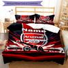 3pcs Custom Name Arsenal F.C Bedding Set Duvet Cover Closure Includes 1 Duvet Cover & 2 Pillowcases, Soft and Comfortable for All Seasons.