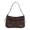 New niche high-end locomotive Spice girl style underarm bag versatile commuter cool shoulder messenger women's bag