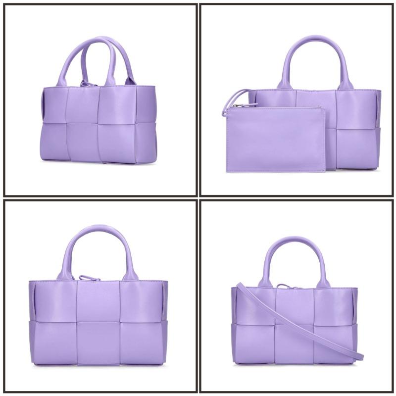 Leather woven handbag substitute square vegetable basket bag OEM niche shoulder messenger bag ODM