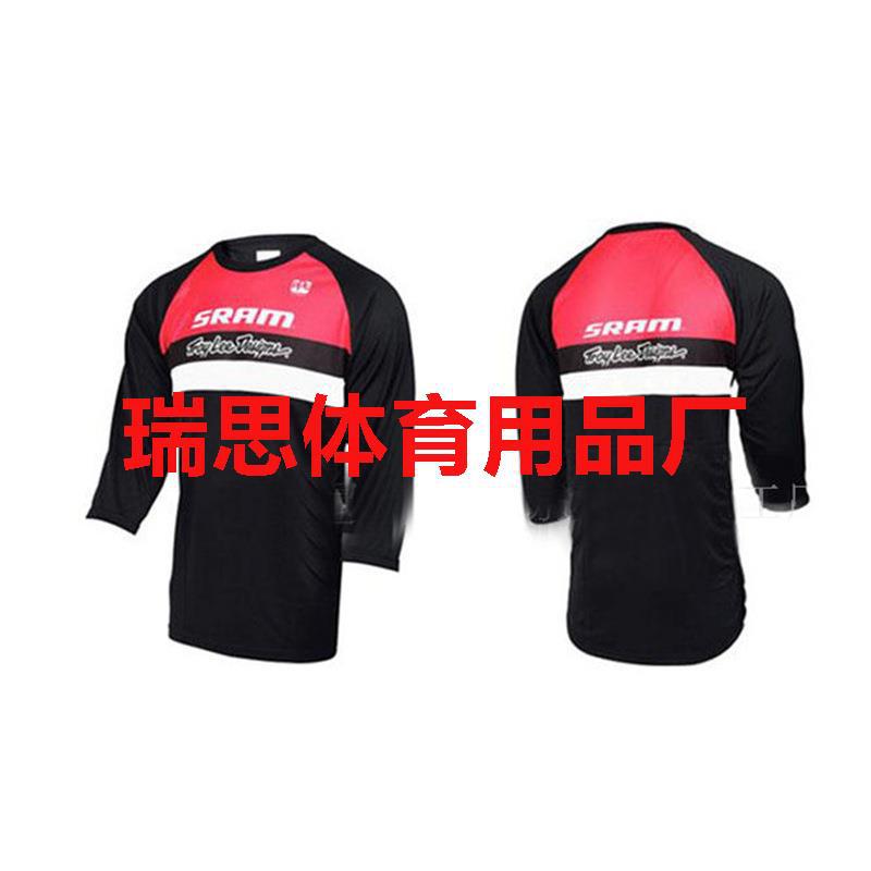 , off-road racing suit, European and American sizes, versatile and handsome, seven-quarter-sleeved T-shirt, perspiration, breathability, comfort
