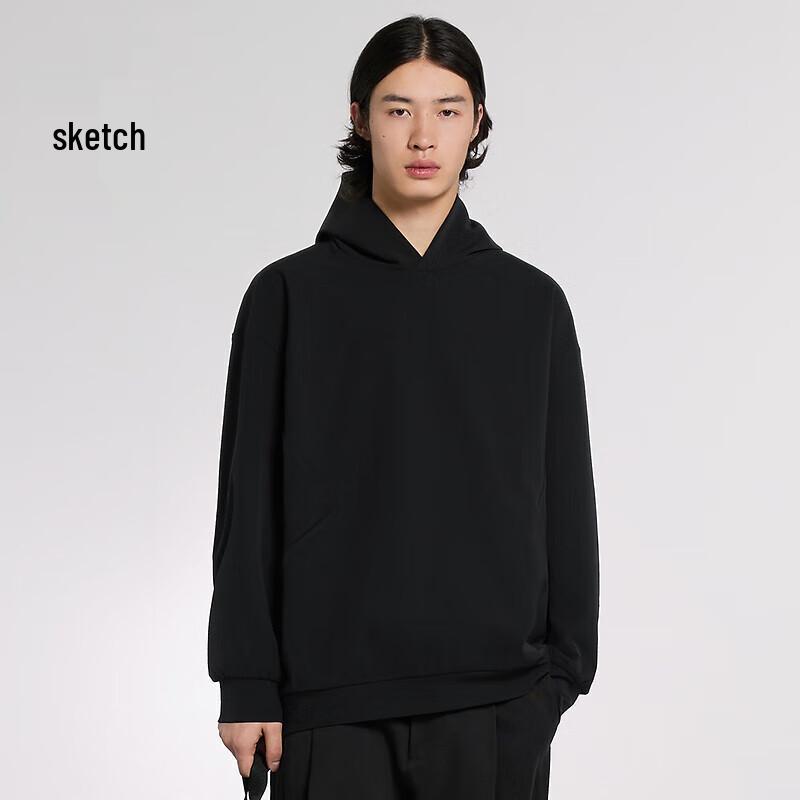 

Мужской худи-пуловер свободного кроя CROQUIS S