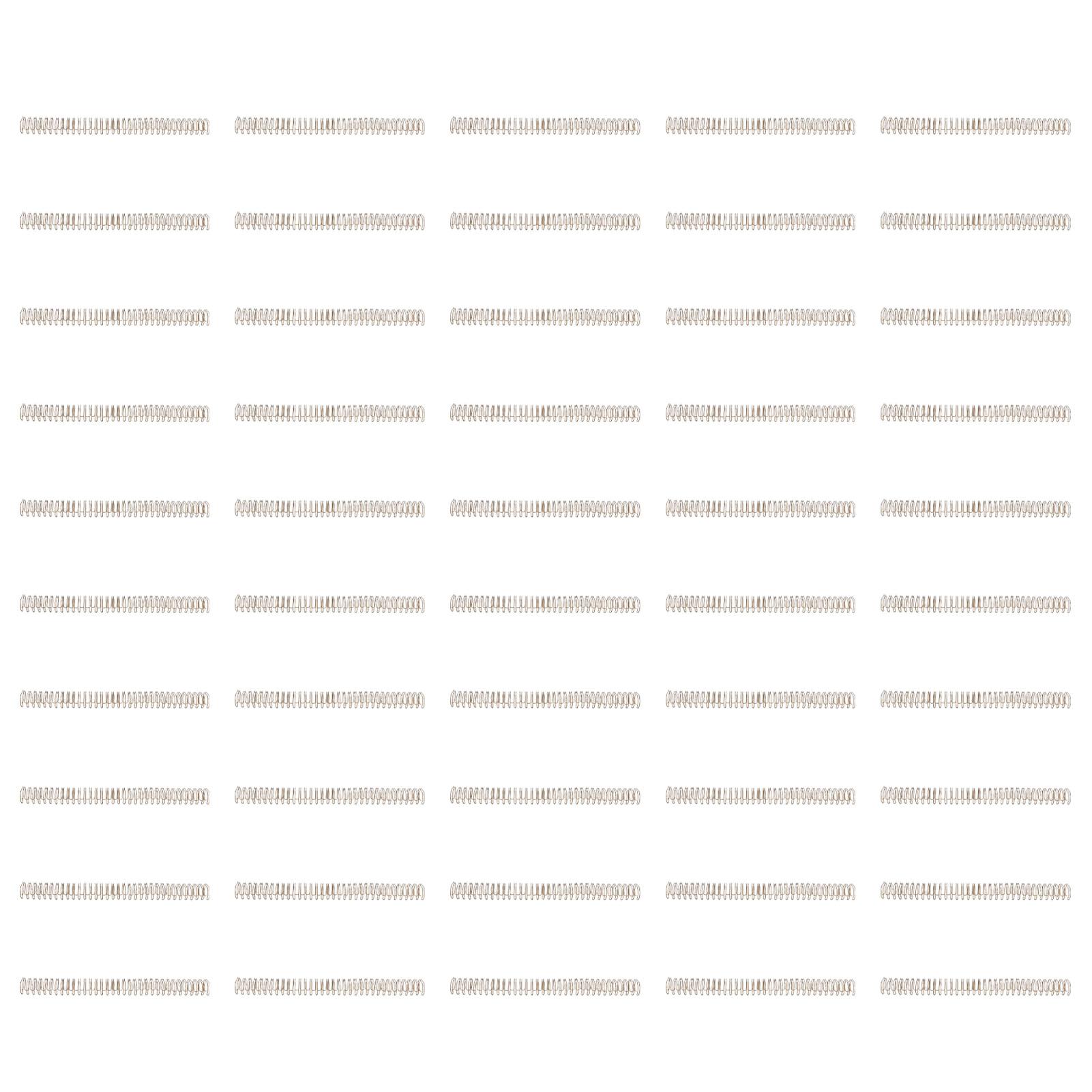 

50 шт. спиральные катушки диаметром 19 мм, 3/4 дюйма, 34 зубца, 3 шт.:1 соотношение, емкость 180 листов, утюг с нейлоновым покрытием для Antique Brass