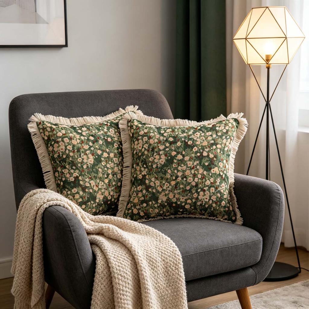 Living Room Patio Outdoor Home Sofa Decoration Modern Farmhouse Decorative Washable Throw Pillow Covers