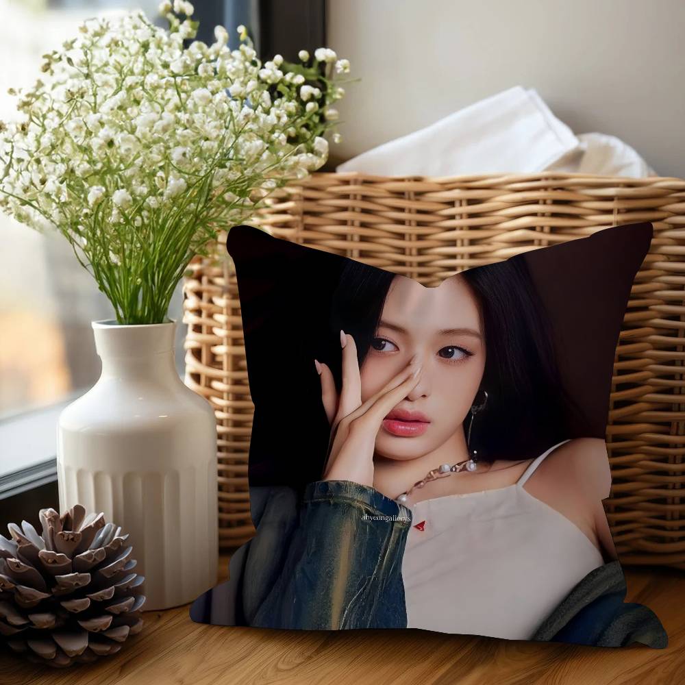 Singer A-AHYEON Cushion Cover Pillowcase Upholstery Sofa Throw Pillow Home Decor Pillowcas