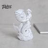 Healing Style Soft Furnishing 3D Printed Mermaid Conch Storage Ornament, Mini Decorative Coastal Aesthetic Home Ornament Flowerpot, Creative