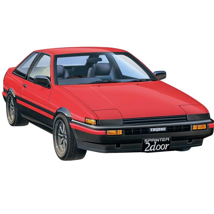 Fujimi Model 1/24 Scale Toyota 86 (2-Door GT/APEX Early Model) ID-183, Red/Gray