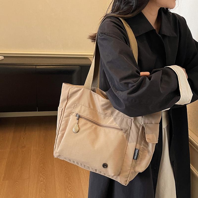 Commuter Large Capacity Handbag Women's Shoulder Bag Lightweight Tote Bag