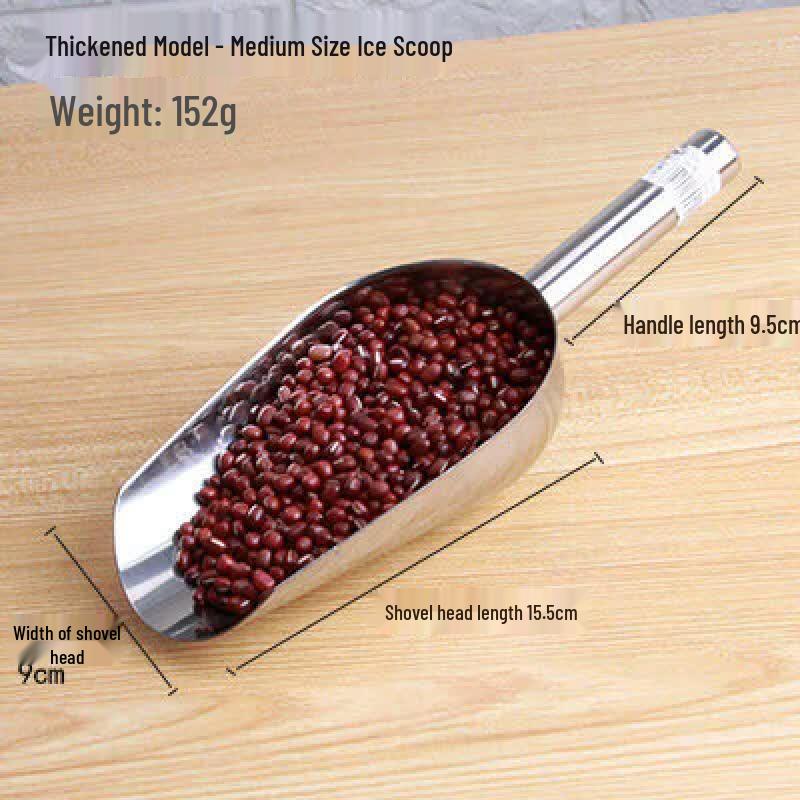 Qiwei Thickened Stainless Steel Multi-Purpose Food Scoop