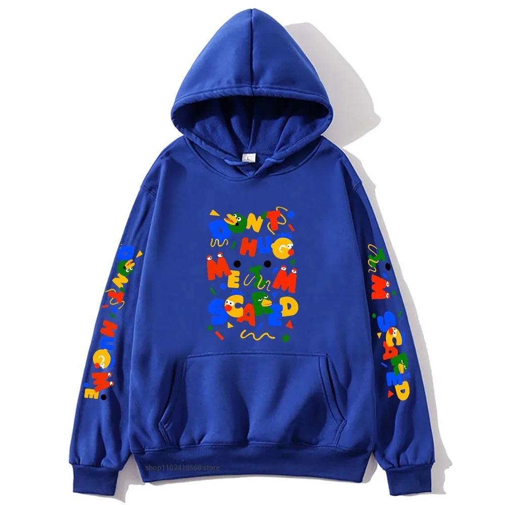 Sudaderas con Gráfico de Dibujos Animados 'No Me Abraces, Tengo Miedo' para Hombre