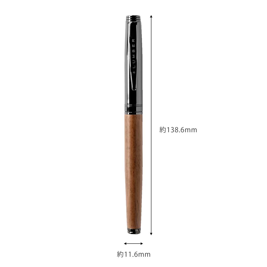 PEN Round Ballpoint Pen with Precious Wood "BALLPOINT SLEEK" (Karin)