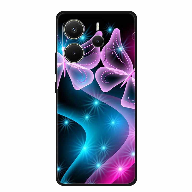 Für Xiaomi Redmi Note 14 4G Global Hülle Luxus TPU Weiches Silikon Cover Handyhüllen für 24117RN76G Schutz Neu Bumper Funda