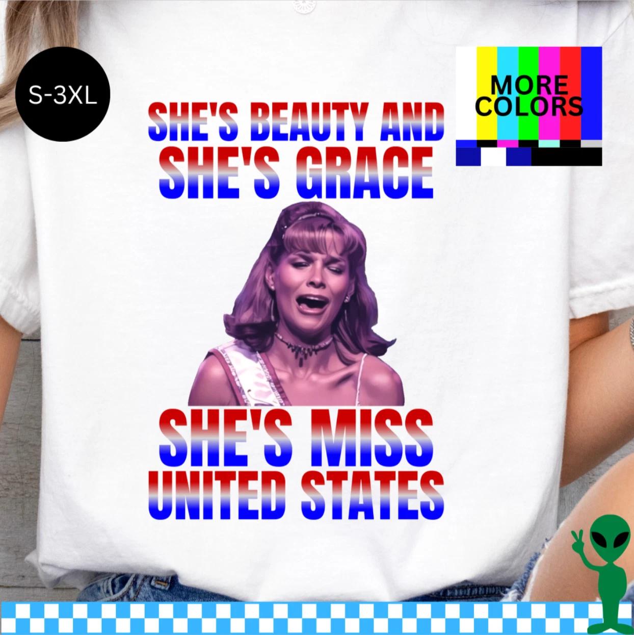 

Miss. Congeniality Beauty and Grace S-3XL Unisex Short-Sleeve M