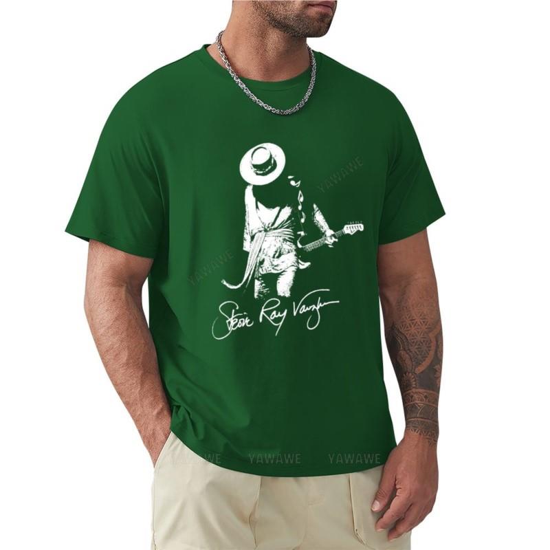 Cotton Tshirt Mens Srv Vintage Stevie Ray Vaughan Gifts For Fans Tshirt Korean Fashion Cute Tops T Shirt For Men Men Tshirts
