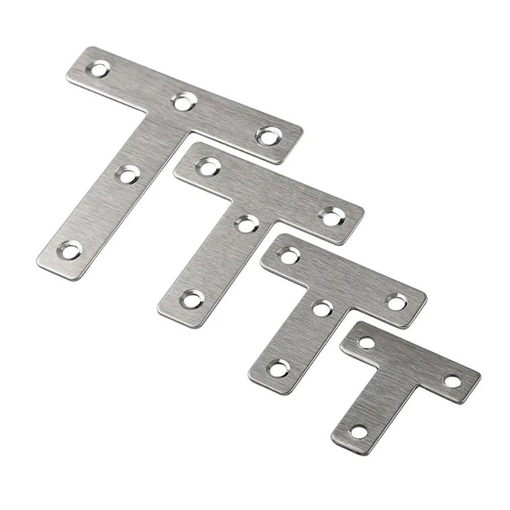 10 Stück 90° Rechtwinklige Winkelhalter 40/50/60/80mm Eckhalter Hardware-Zubehör
