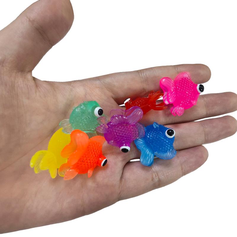 1 Set Toddlers Bathing Shower Gifts Kawaii Simulation Rubber Goldfish Baby Bath Water Play Games Toys For Kids