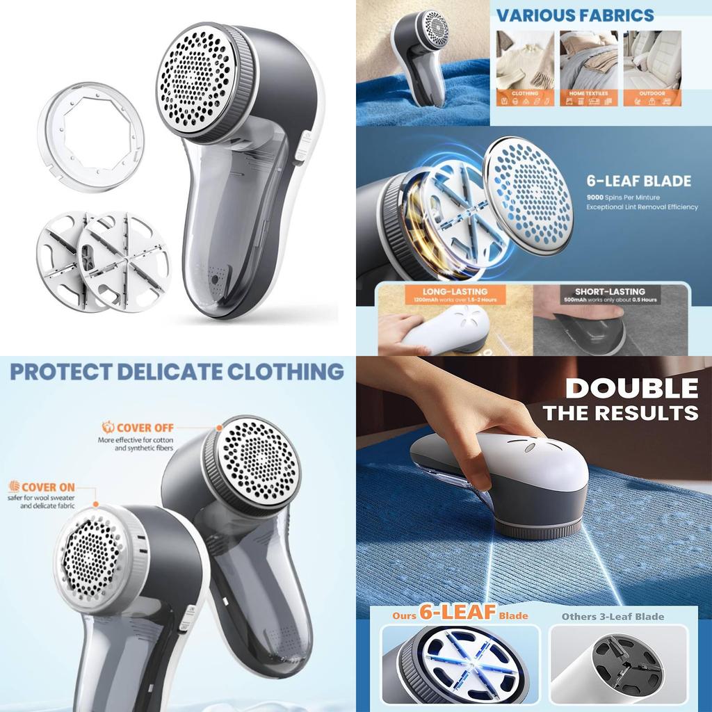 Modern Minimalist Lint Remover With Usb Rechargeable Battery For Clothing And Fleece Maintenance